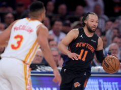 Jalen Brunson nalieva 39, keď Knicks zvyšuje na 3-2 na Hawksa NBA: Play-off-Atlanta Hawks v New York Knicks