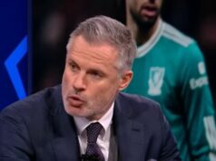 Jamie Carragher brutálne tvrdí, že Liverpool hral pri prehre PSG ako „tím nižšej divízie“. Jamieho Carraghera znepokojila priepasť medzi týmito dvoma tímami