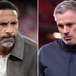Rio Ferdinand a Jamie Carragher
