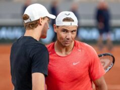 Jannik Sinner a Rafael Nadal hrajú prekvapivý zápas na Bernabeu s hviezdami Realu Madrid Autor fotografie: Clive Brunskill/Getty Images