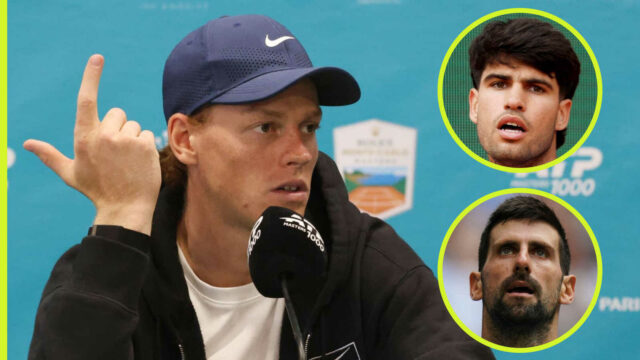 Jannik Sinner hovorí o „jedinečnej“ situácii Carlosa Alcaraza a Novaka Djokoviča
