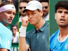 Jannik Sinner nahrádza Carlosa Alcaraza, Alexandra Zvereva +1 Jannik Sinner nahrádza Carlosa Alcaraza, Alexandra Zvereva +1