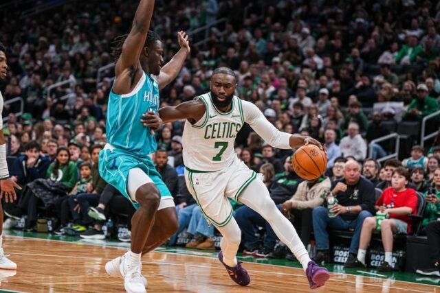 NBA: Charlotte Hornets v Bostone Celtics