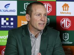 Je to tvoj muž! Hviezdy Rabbitohs späť Obľúbenými Dragonmi sú Ben Hornby, ktorý bude novým hlavným trénerom Red V Ben Hornby (na snímke na čele South Sydney počas dočasnej funkcie v roku 2024) jeho súčasní hráči podporili úlohu hlavného trénera v Dragons budúci rok.