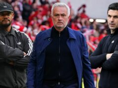 José Mourinho komentuje, že umlčanie Vincenta Kompanyho je pre Arsenal zlou správou Pep Guardiola a Mikel Arteta