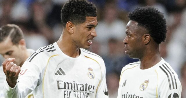 Jude Bellingham a Vinicius Jr v ostrom konflikte, keď padajú Jude Bellingham a Vinicius Jr v ostrom konflikte, keď padajú nové zábery | Futbal | Šport
