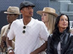 Jude Bellingham vezme svoju matku a priateľku Ashlyn Castro na tenis na Madrid Open, zatiaľ čo hviezda Realu Madrid si užíva vzácne prestoje uprostred týždňa Jude Bellingham, jeho matka Denise (vľavo) a priateľka Ashlyn Castro (vpravo) boli v stredu popoludní na fotke na Madrid Open.