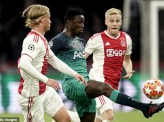 Kultový hrdina Tottenhamu varuje, že Roberto De Zerbi bude možno musieť urobiť kompromisy v princípoch, ale Spurs premení na silu – keďže odchádza do dôchodku a pripravuje sa na svoju vlastnú trénerskú kariéru Bývalý favorit Tottenhamu Victor Wanyama (v strede), na snímke v semifinále Ligy majstrov 2019 proti Ajaxu, hovoril o Robertovi De Zerbim.