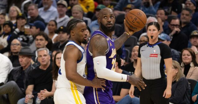 LeBron James poháňa shorthanded Lakers, aby vyhral nad Warriors
