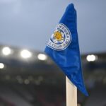 Celkový pohľad na rohovú vlajku Leicester City