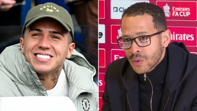 Enzo Fernandez a Marc Cucurella