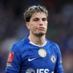 Alejandro Garnacho z Chelsea počas štvrťfinálového zápasu Emirates FA Cup medzi Chelsea a Port Vale 4. apríla 2026 v Londýne v Anglicku