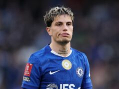 Liam Rosenior vydal aktualizáciu prestupu Alejandra Garnacha ako „špeciálny“ plán Chelsea Alejandro Garnacho z Chelsea počas štvrťfinálového zápasu Emirates FA Cup medzi Chelsea a Port Vale 4. apríla 2026 v Londýne v Anglicku