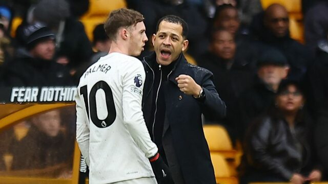 Liam Rosenior a Cole Palmer