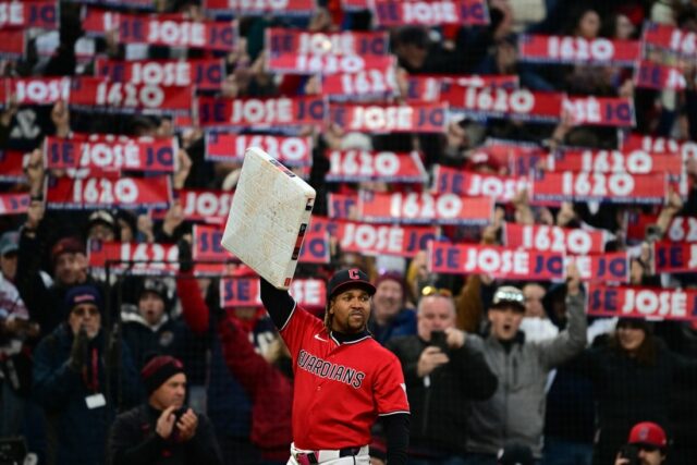 Líder tímových hier Jose Ramirez, Guardians sa snažia odskočiť proti MLB: Kansas City Royals v Cleveland Guardians