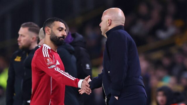 Mohamed Salah a Arne Slot