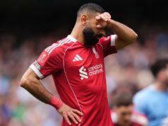 Liverpool nemá žiadneho „bojovného ducha“ a jeho sezóna je na pokraji kolapsu (Liverpool FC cez Getty Images)