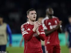 Liverpool potvrdil, že Andy Robertson odíde na konci sezóny: 32-ročná hviezda opustí Anfield po deviatich rokoch s klubom po odmietnutí januárového prístupu Tottenhamu Andy Robertson opustí Liverpool na konci sezóny, klub potvrdil
