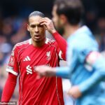 Virgil van Dijk a Liverpool vypadli z FA Cupu rukou Man City