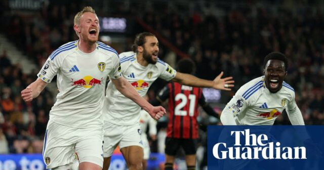 Longstaffova neskorá show posunula Leeds bližšie k bezpečiu v dramatickej remíze v Bournemouth | Premier League

