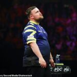 Luke Littler bol vypískaný počas 11. noci Premier League v Rotterdame v Holandsku