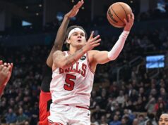 Mac McClung sa stal prvým dvojnásobným MVP G League NBA: Chicago Bulls v Toronte Raptors