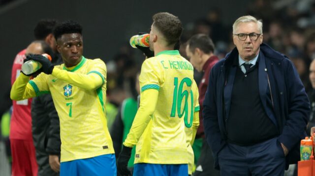 Brazílsky tím pózuje