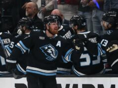 Mammoth vyhral domácu premiéru v play-off, uchmatol si náskok 2:1 nad Knights NHL: Play-off o Stanley Cup - Vegas Golden Knights v Utah Mammoth