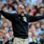 LONDÝN, ANGLICKO - 25. apríla: Hlavný tréner Pep Guardiola z Manchestru City počas semifinálového zápasu Emirates FA Cup medzi Manchestrom City a Southamptonom 25. apríla 2026 v Londýne v Anglicku. (Foto: Robin Jones/Getty Images)