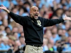 Man City prosí, aby padol na uši, keď sa Premier League držala zbraní pri zmene zápasov LONDÝN, ANGLICKO - 25. apríla: Hlavný tréner Pep Guardiola z Manchestru City počas semifinálového zápasu Emirates FA Cup medzi Manchestrom City a Southamptonom 25. apríla 2026 v Londýne v Anglicku. (Foto: Robin Jones/Getty Images)