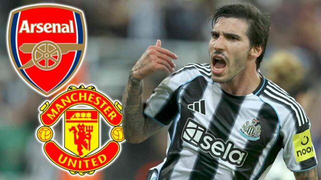 Man Utd a Arsenal zisťujú podmienky prestupu Sandra Tonaliho, keď Stredopoliar Newcastlu Sandro Tonali