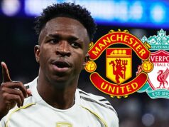 Man Utd a Liverpool sa „kontaktovali“ pre „úspešný“ prestup Viniciusa Jr. ako rozhodnutie Realu Madrid „ohlásiť“ Man Utd a Liverpool sa „kontaktovali“ pre „úspešný“ prestup Viniciusa Jr. ako rozhodnutie Realu Madrid „ohlásiť“