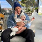 Na snímke: Posledná fotografia, ktorú urobila manželka Jaryda Dawsona Jessica s ním a ich synčekom Hudsonom. Vo štvrtok ráno to zverejnila na sociálnych sieťach spolu so srdcervúcim odkazom