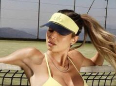 Manželka bývalej hviezdy Premier League predvádza počas tehotenstva športové schopnosti s dvojitým problémom Diletta Leotta