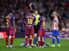 Manželka hviezdy Realu Madrid kritizuje rozhodnutie Barcelony bez červenej karty Manželka hviezdy Realu Madrid kritizuje rozhodnutie Barcelony bez červenej karty