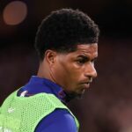 Marcus Rashford počas zápasu LaLigy medzi FC Barcelona a RC Celta de Vigo.