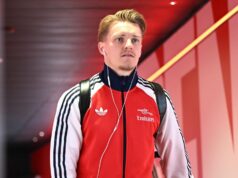 Martin Odegaard vypadol zo scenára a podľa vysvetlenia absencie poskytuje aktualizáciu Arsenalu o zranení Martin Odegaard z Arsenalu prichádza na štadión pred zápasom Premier League medzi Arsenalom a Bournemouthom na Emirates Stadium 11. apríla 2026 v Londýne v Anglicku.