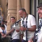 Matarazzo prednáša baskický prejav počas osláv Copa