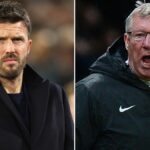 MANCHESTER, ANGLICKO – 27. apríla: Hlavný tréner / manažér Manchestru United Michael Carrick počas zápasu Premier League medzi Manchestrom United a Brentfordom na Old Trafford 27. apríla 2026 v Manchestri v Spojenom kráľovstve. (Foto: Robbie Jay Barratt - AMA/Getty Images)