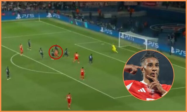 Michael Olise strelil úžasný gól Bayernu proti PSG
