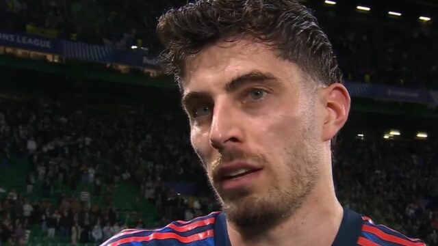 Mikel Arteta a Kai Havertz sa dohodli na zbrani Arsenalu, Kai Havertz hovorí v pozápasovom rozhovore