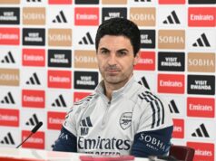 Mikel Arteta bráni 10 hráčov Arsenalu ako odpoveď na kritiku zranení Tréner Arsenalu Mikel Arteta sa zúčastňuje tlačovej konferencie pred súbojom so Southamptonom