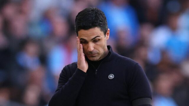 Tréner Arsenalu Mikel Arteta