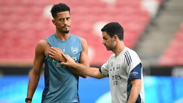 Tréner Arsenalu Mikel Arteta