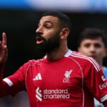 Mohamed Salah počas porážky Liverpoolu v FA Cupe s Man City