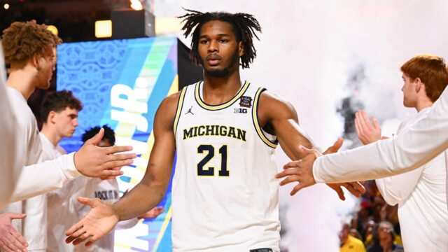 Morez Johnson Jr. z Michiganu sa po titulovom zápase prihlásil do draftu NBA
