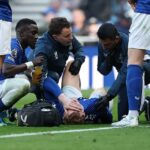 Jarrad Branthwaite bol vynútený zranením v derby v Merseyside