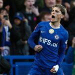 Alejandro Garnacho oslavuje