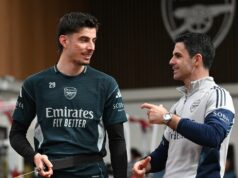 Najnovšie správy o zranení Arsenalu pre Atletico Madrid, keď Mikel Arteta potvrdil úder Kai Havertz a Mikel Arteta počas tréningu Arsenalu