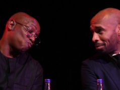 Najnovšie z Arsenalu: Ian Wright a Thierry Henry súhlasia, keď Martin Zubimendi vysvetľuje problémy Mikel Arteta manažér / hlavný tréner Arsenalu reaguje počas zápasu Premier League medzi Arsenalom a Bournemouthom na Emirates Stadium 11. apríla 2026 v Londýne v Spojenom kráľovstve.